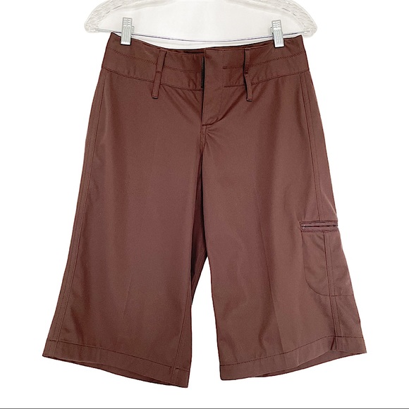 Lululemon Brown Outdoor Long Short Women Size 4 - Picture 6 of 15